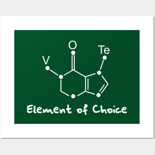 chemical formula of vote Posters and Art